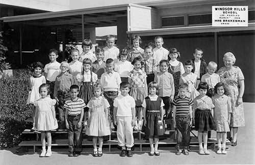 My First Grade class at Windsor Hills Elementary School. 