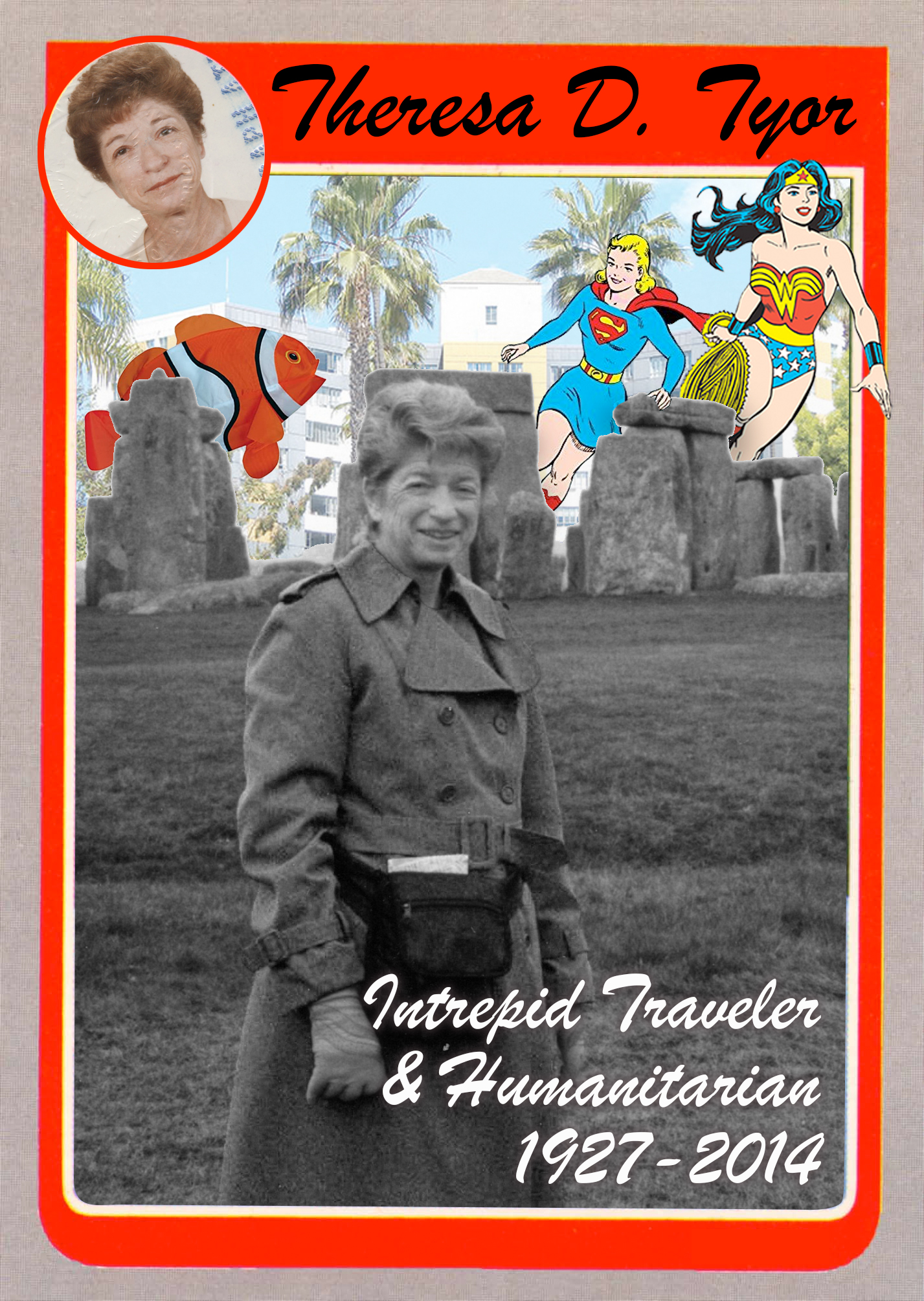 Terry Tyor on vacation at Stonehenge