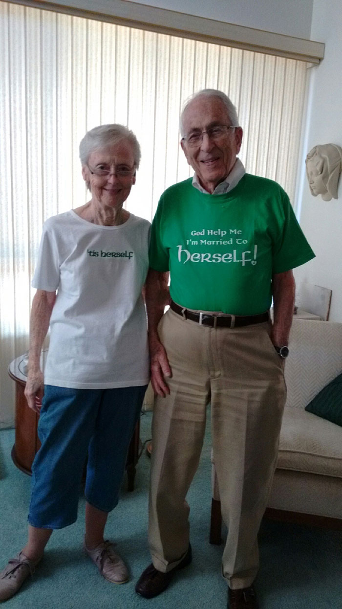 Getting ready for St. Patrick's Day Party, 2015